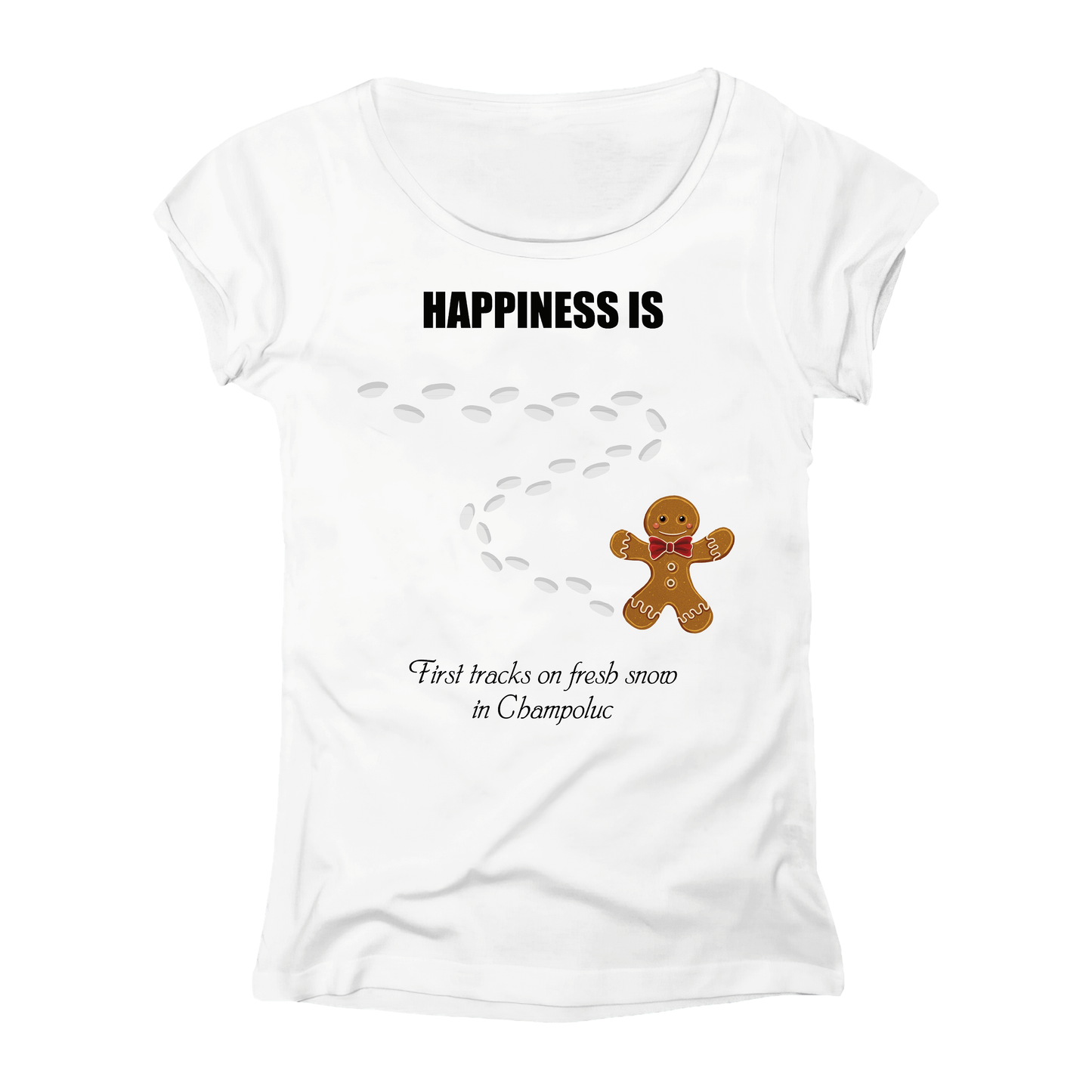 T-shirt donna COOKIE-007-W-BIANCO