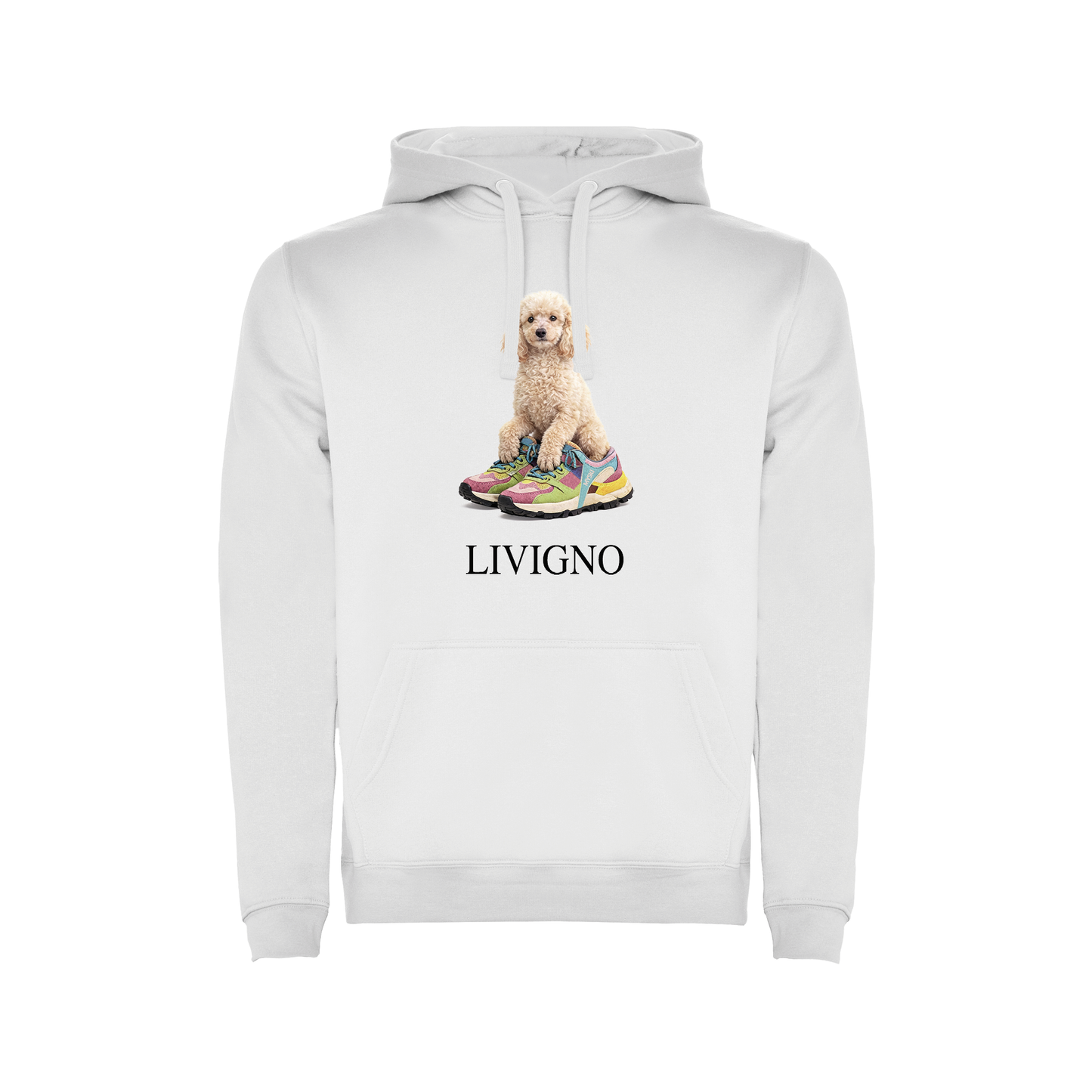 Felpa bambina DOG-100-JF-FE BIANCO