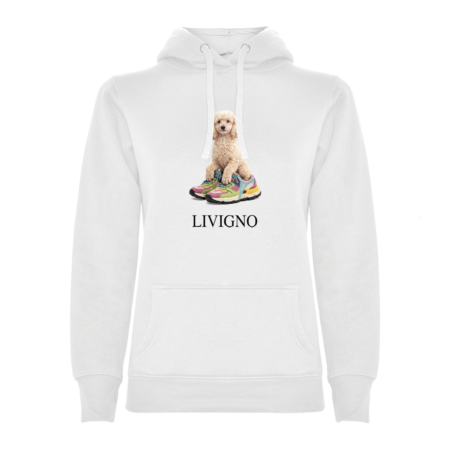 Felpa donna DOG-100-W-FE BIANCO