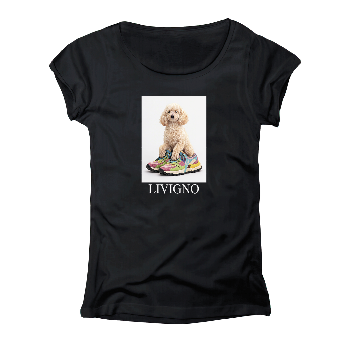 T-shirt donna DOG-100-W-NERO