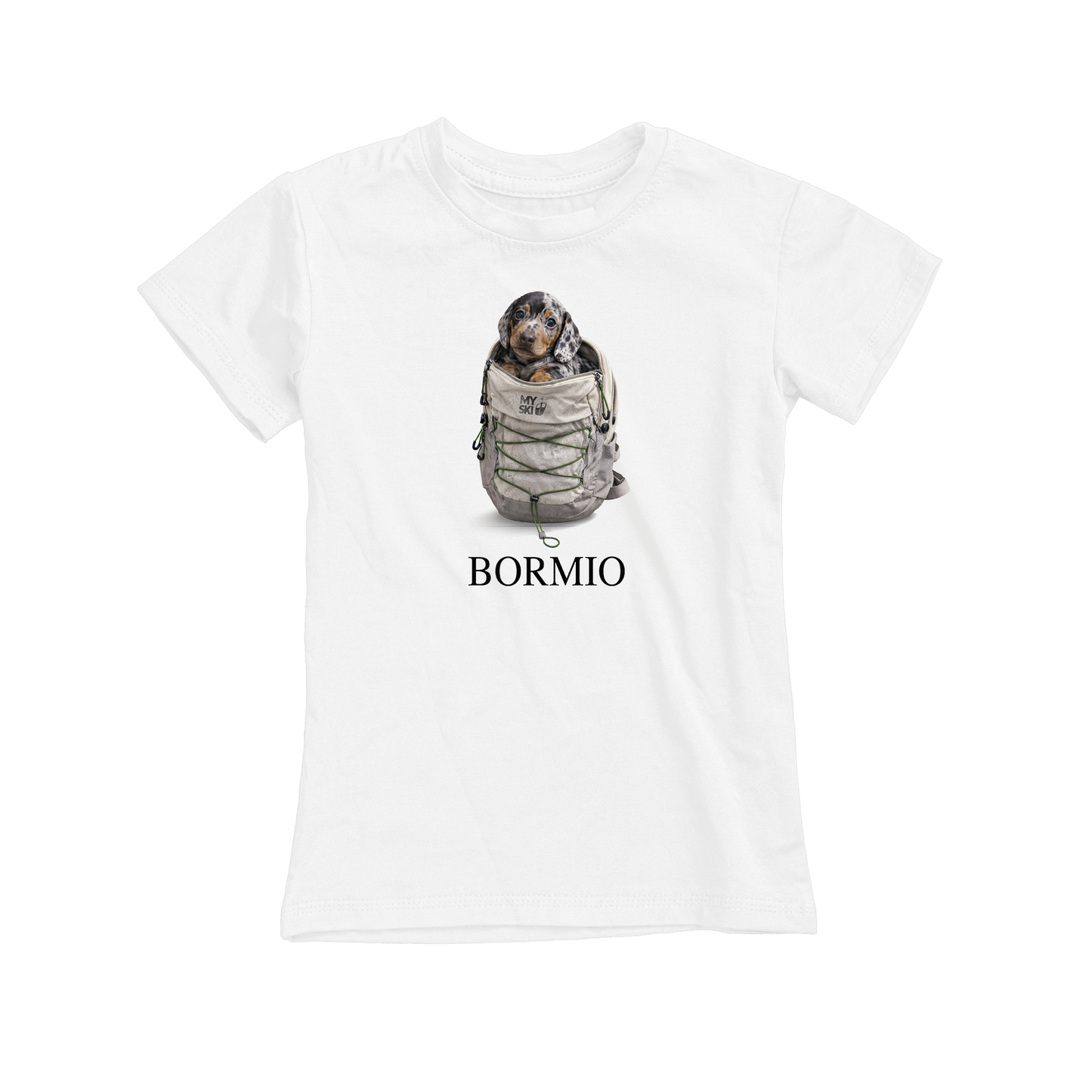 T-shirt bambina DOG-101-JF BIANCO