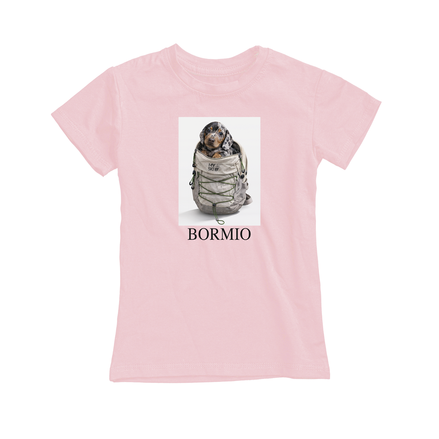 T-shirt bambina DOG-101-JF ROSA