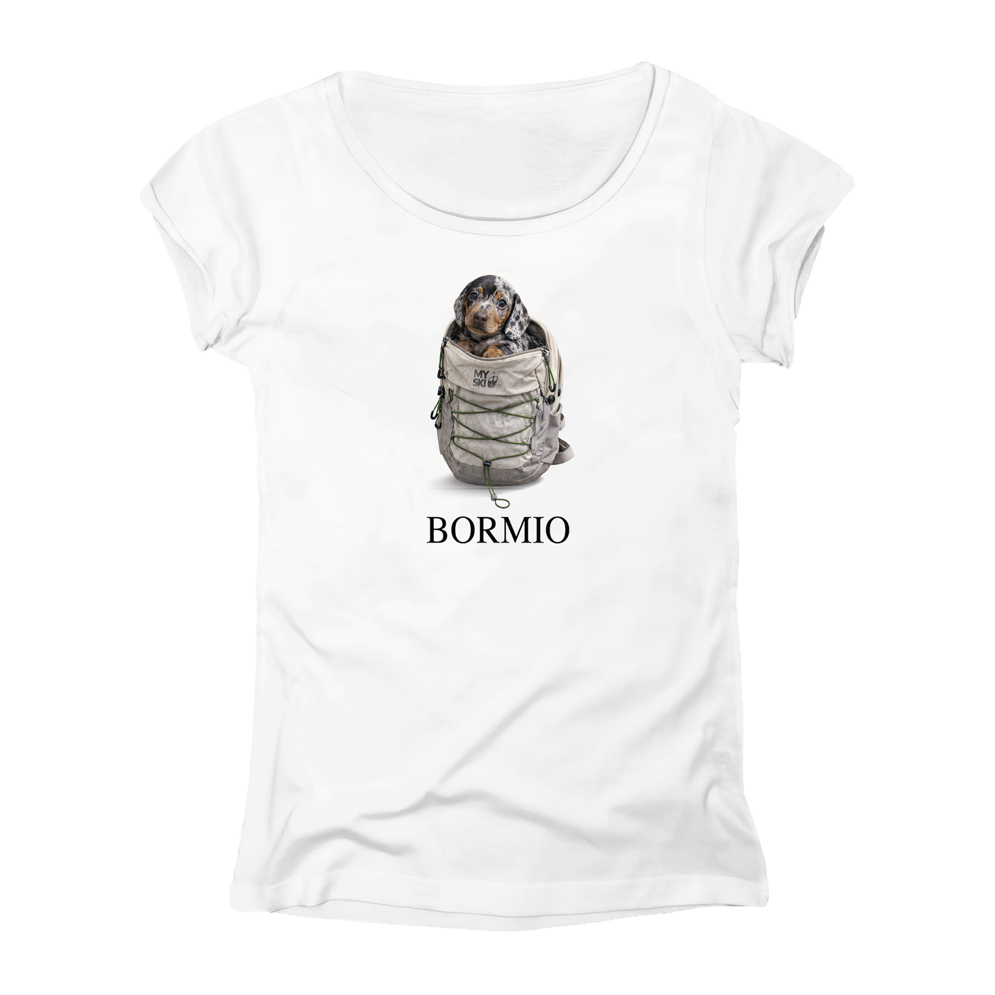T-shirt donna DOG-101-W-BIANCO