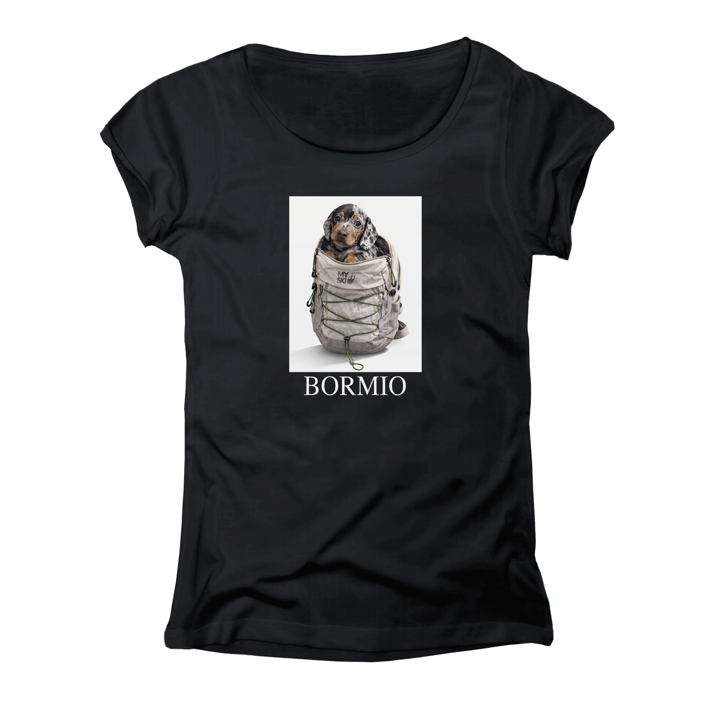 T-shirt donna DOG-101-W-NERO