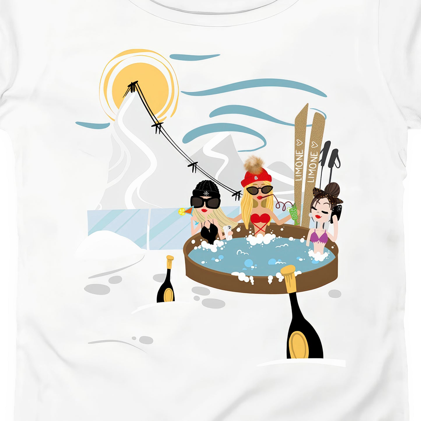 T-SHIRT DONNA GGIRL-002-W BIANCO