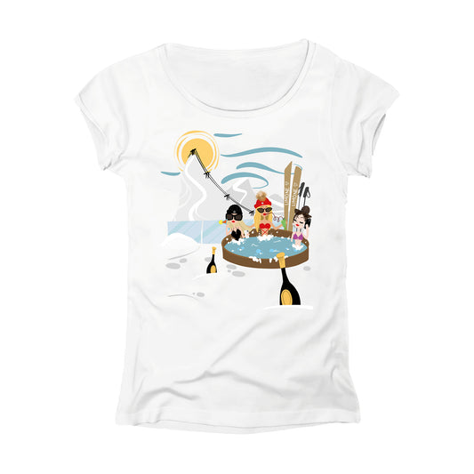 T-SHIRT DONNA GGIRL-002-W BIANCO