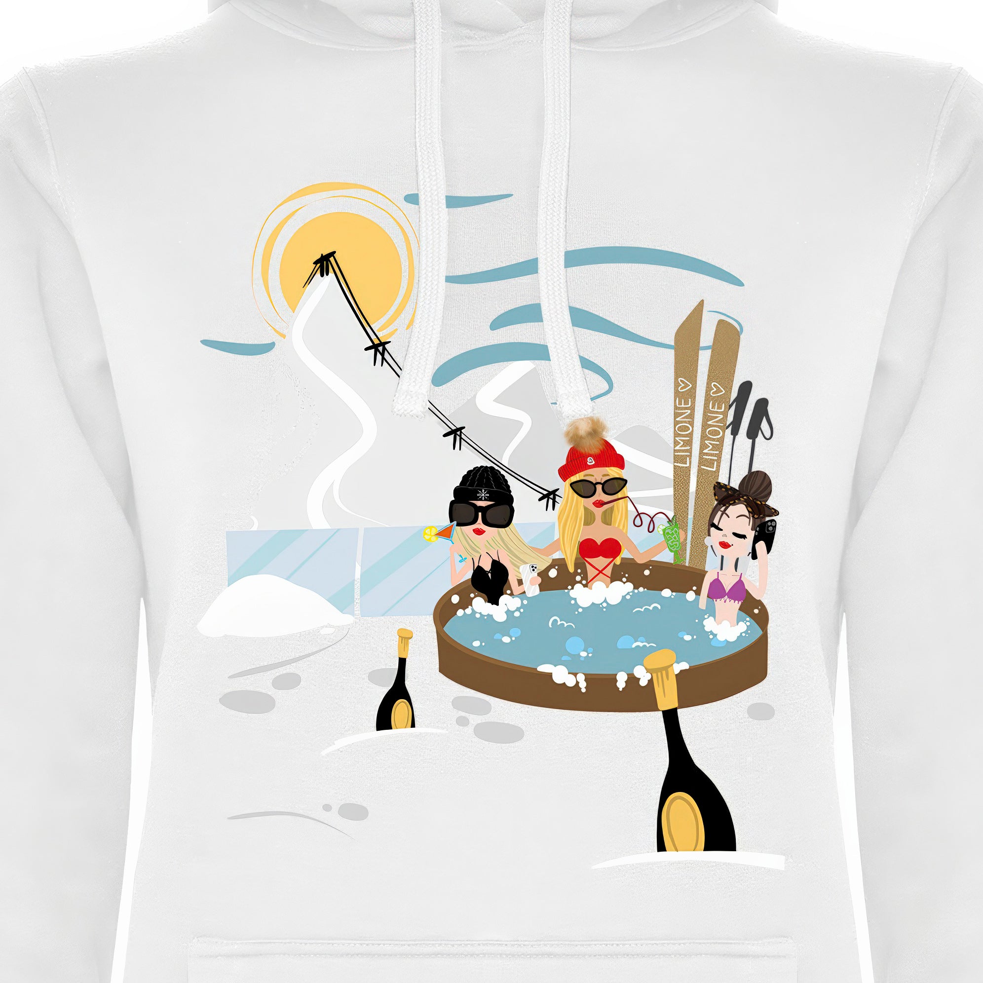 FELPA DONNA GGIRL-002-W-FE BIANCO