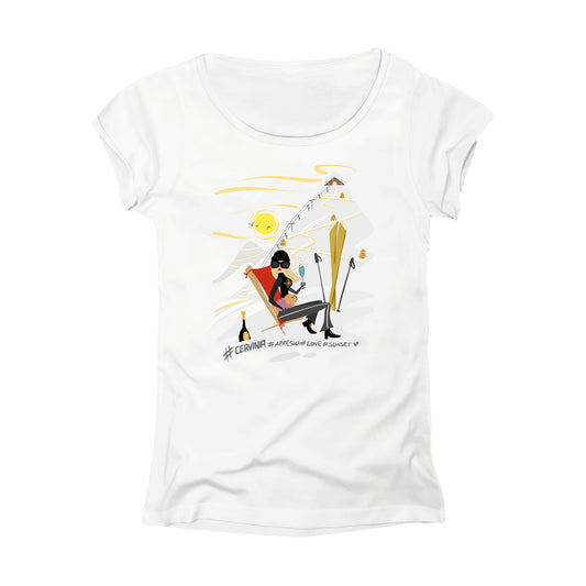 T-SHIRT DONNA GGIRL-003-W BIANCO