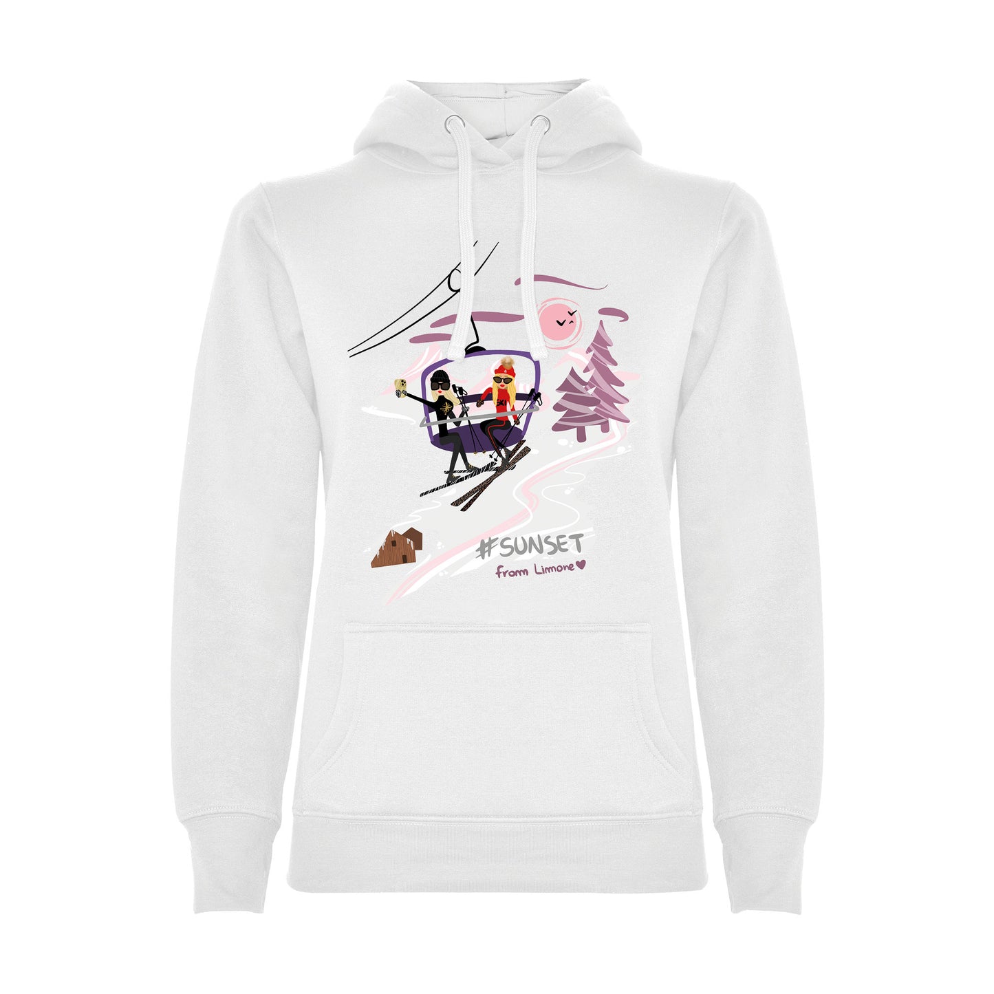 FELPA DONNA GGIRL-005-W-FE BIANCO