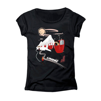 T-SHIRT DONNA GGIRL-006-W NERO