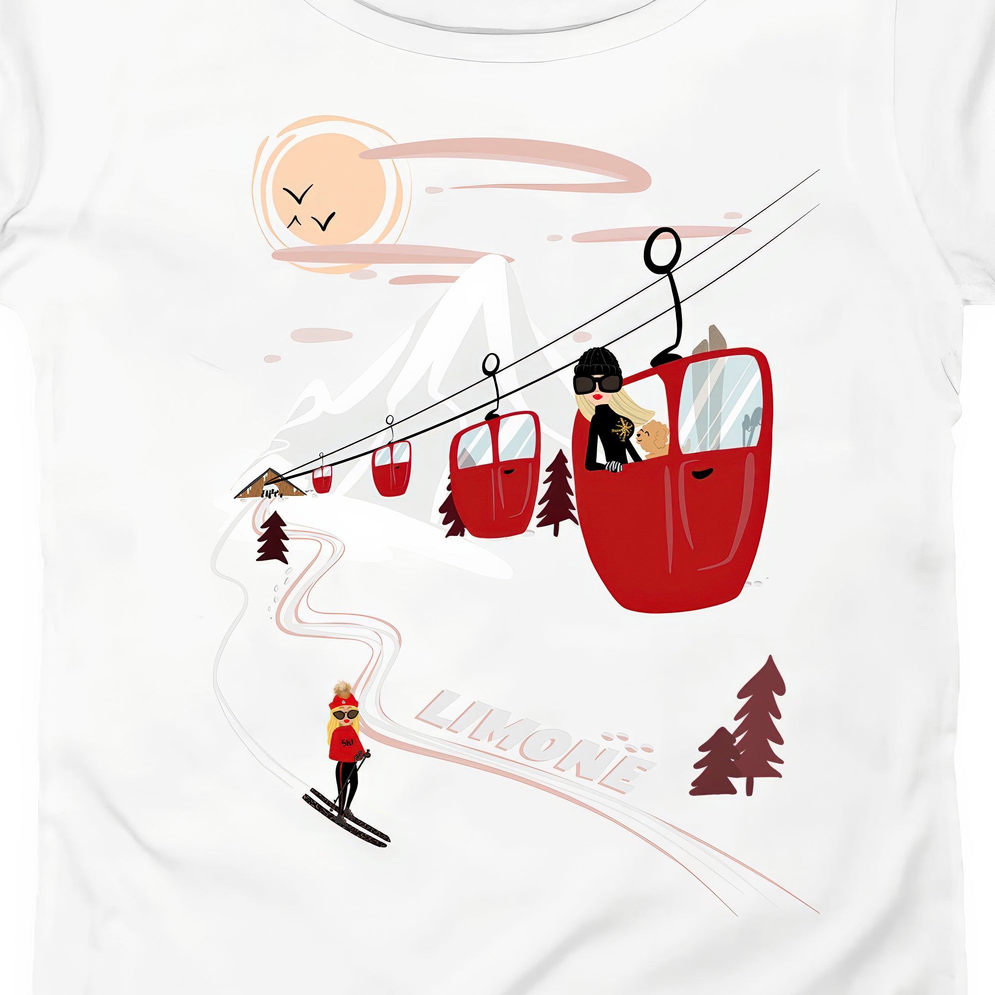 T-SHIRT DONNA GGIRL-007-W BIANCO