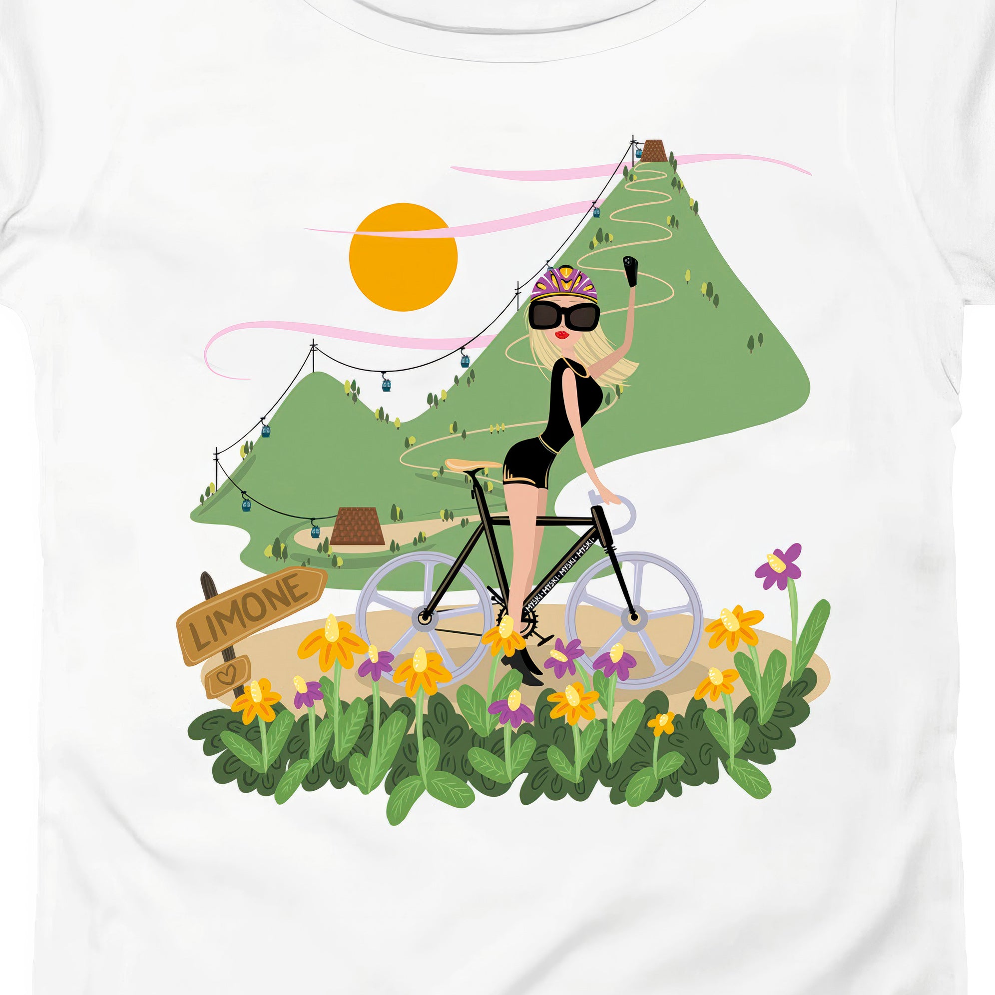 T-SHIRT DONNA GGIRL-009-W BIANCO