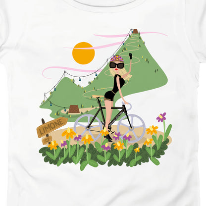 T-SHIRT DONNA GGIRL-009-W BIANCO