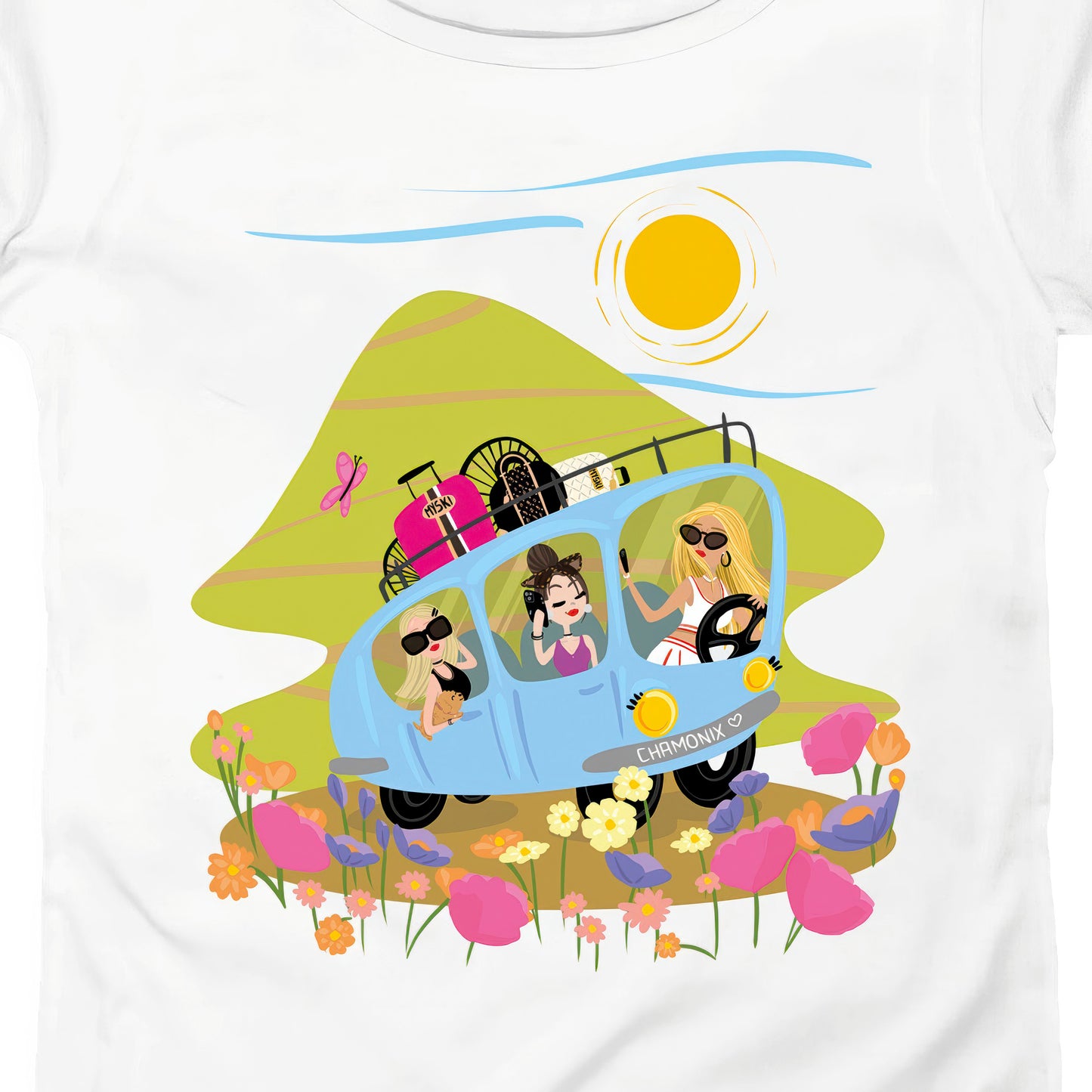 T-SHIRT DONNA GGIRL-010-W BIANCO