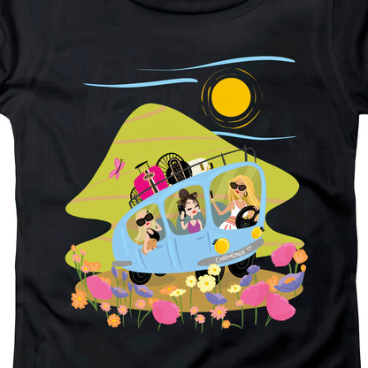 T-SHIRT DONNA GGIRL-010-W NERO