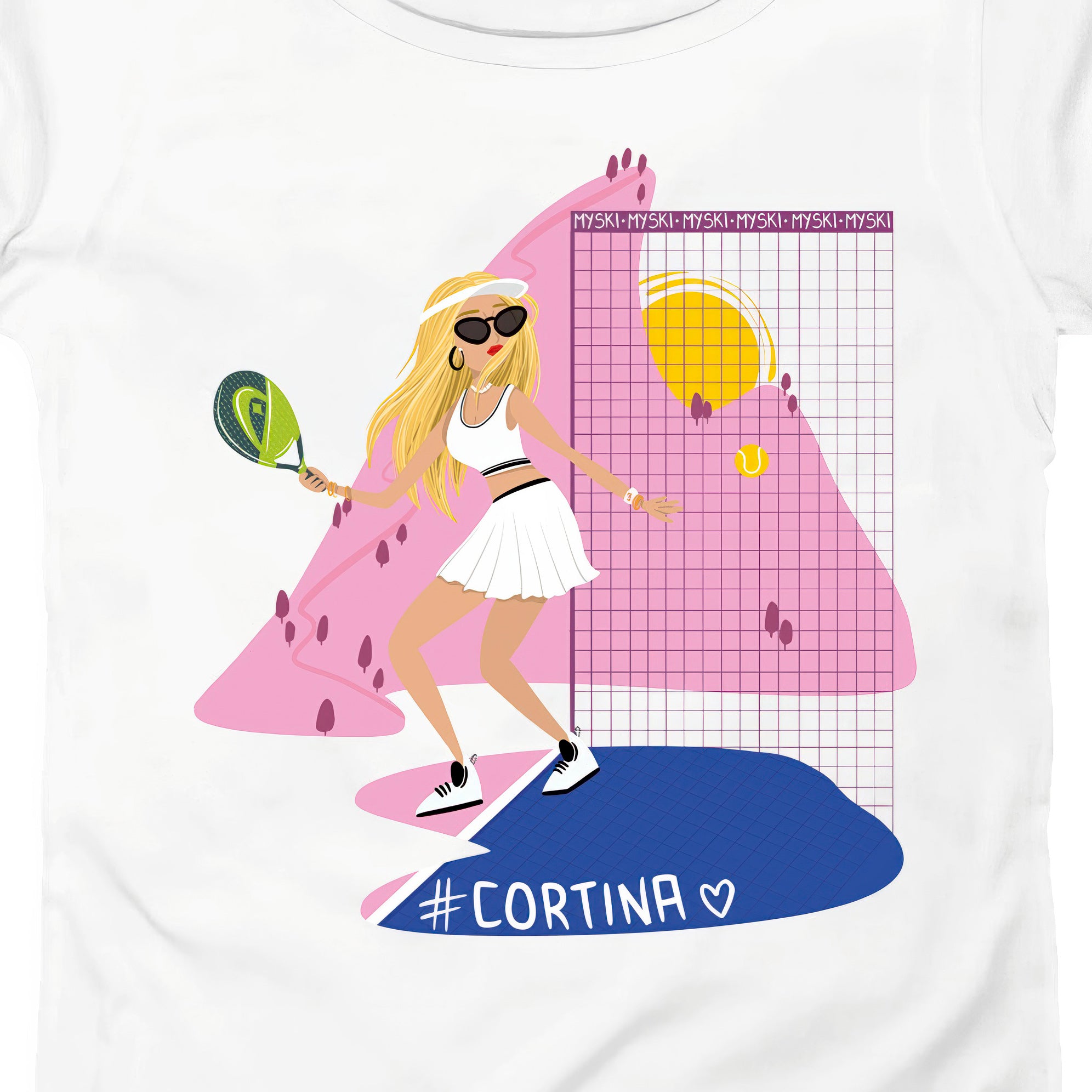 T-SHIRT DONNA GGIRL-011-W BIANCO