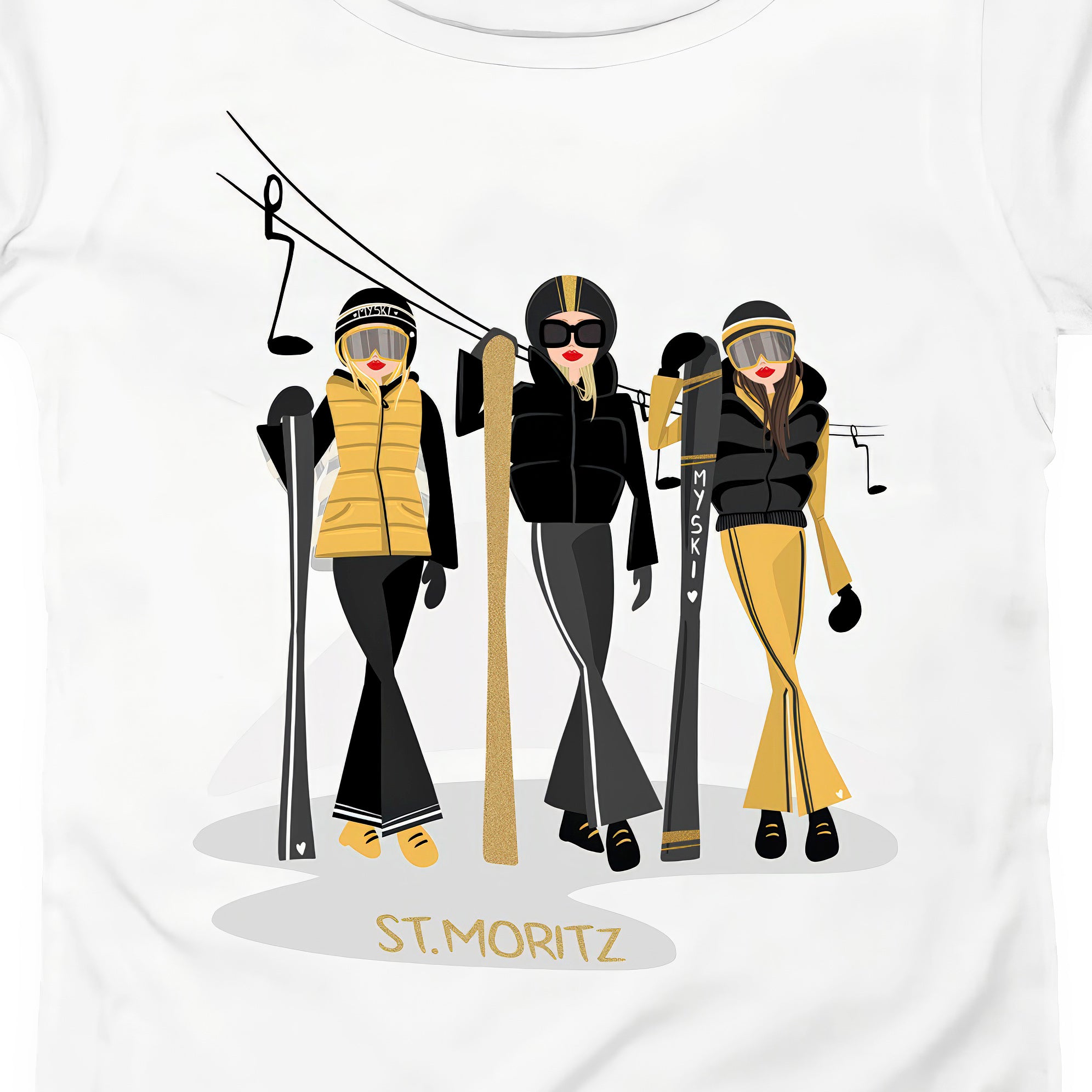 T-SHIRT DONNA GGIRL-020-W BIANCO