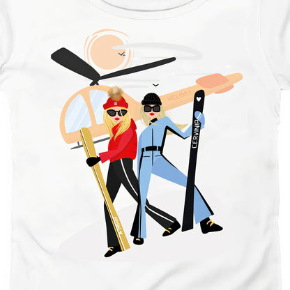 T-SHIRT DONNA GGIRL-022-W BIANCO