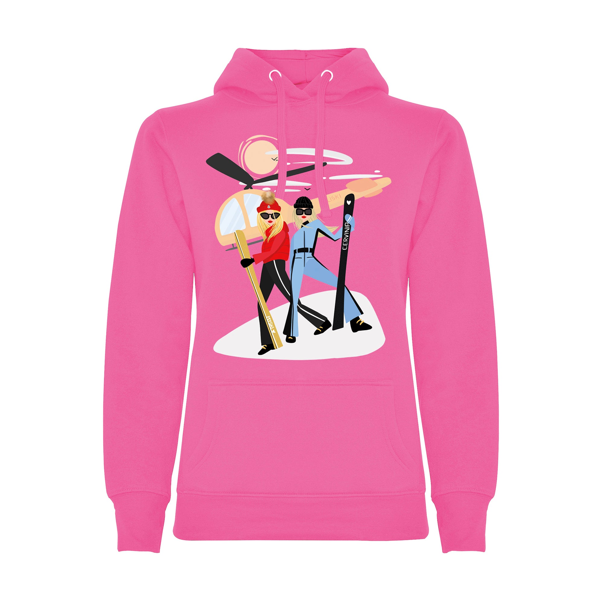 FELPA DONNA GGIRL-022-W-FE FUCSIA