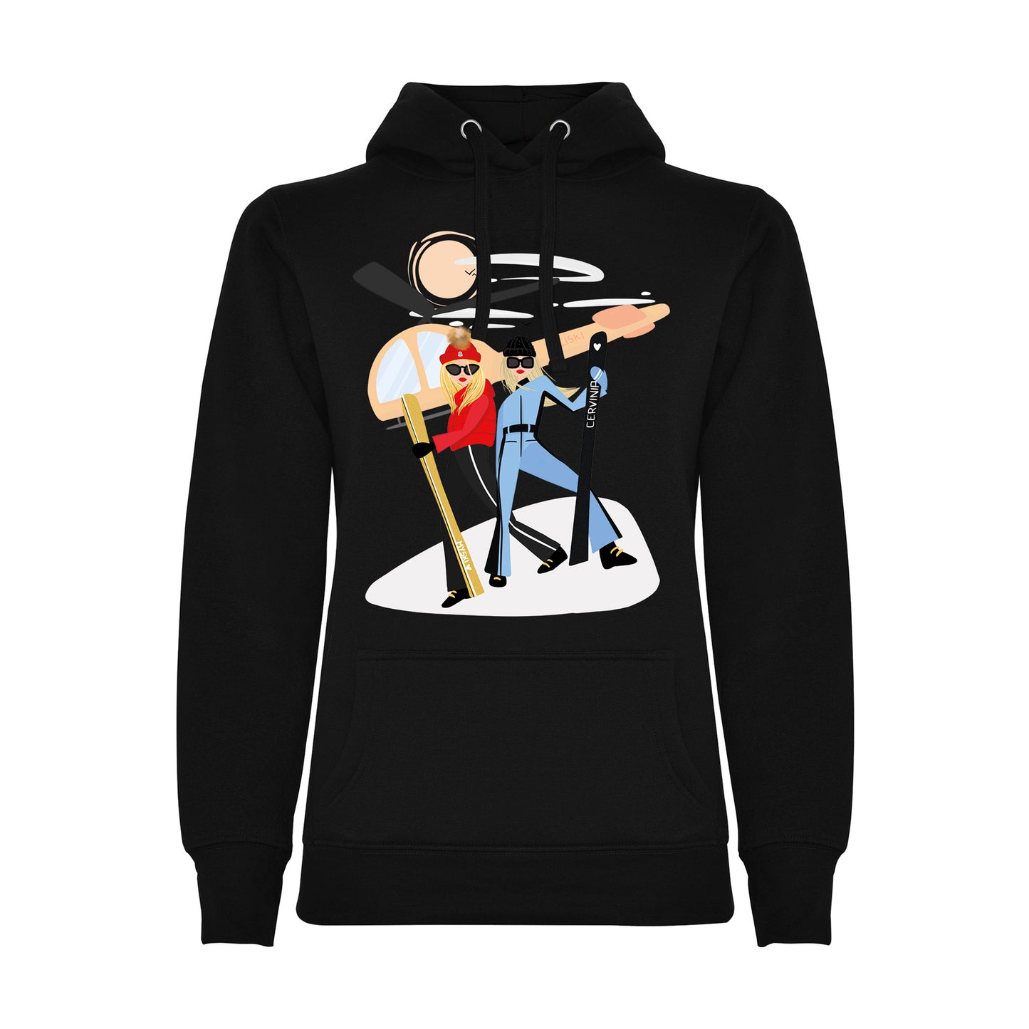 FELPA DONNA GGIRL-022-W-FE NERO