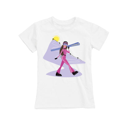 T-SHIRT JUNIOR GGIRL-023-JF BIANCO
