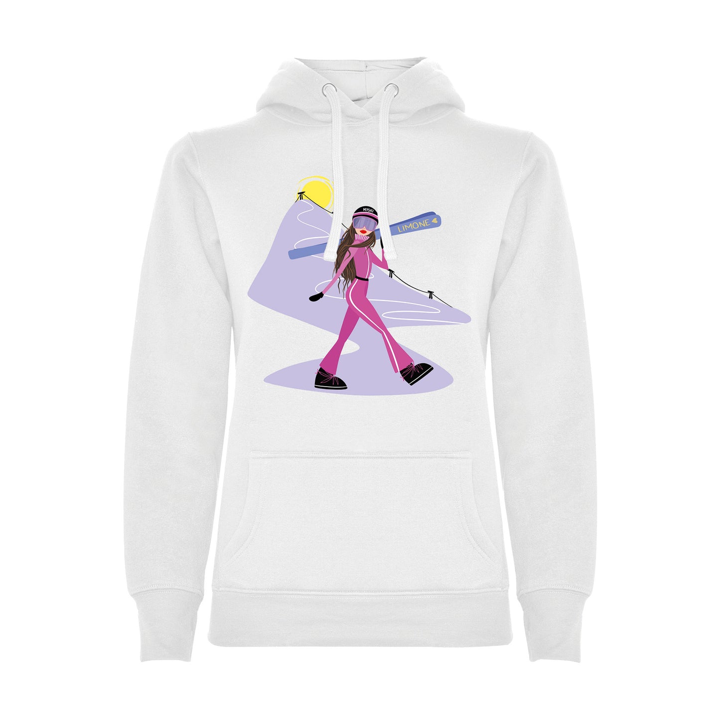 FELPA DONNA GGIRL-023-W-FE-BIANCO