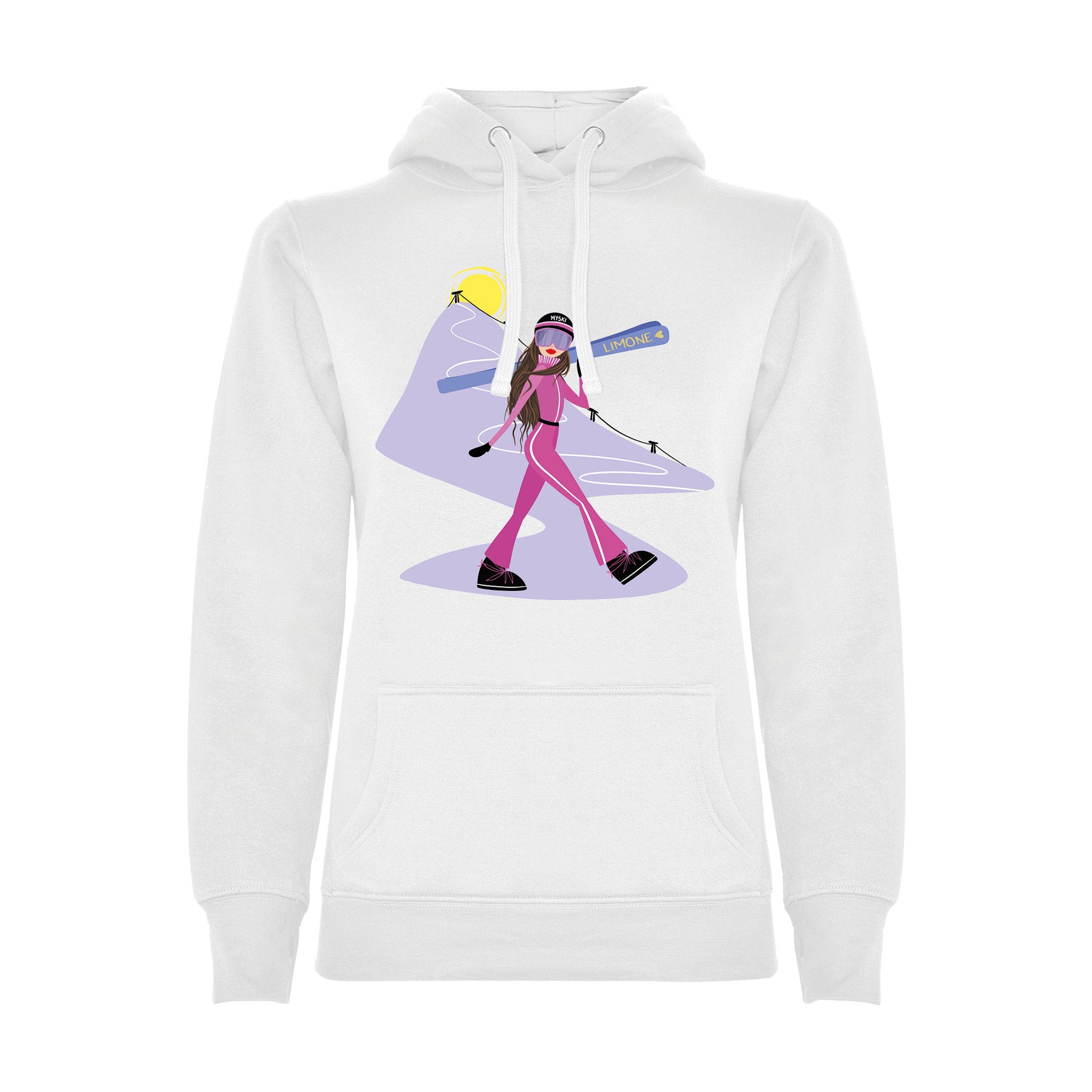 FELPA DONNA GGIRL-023-W-FE-BIANCO