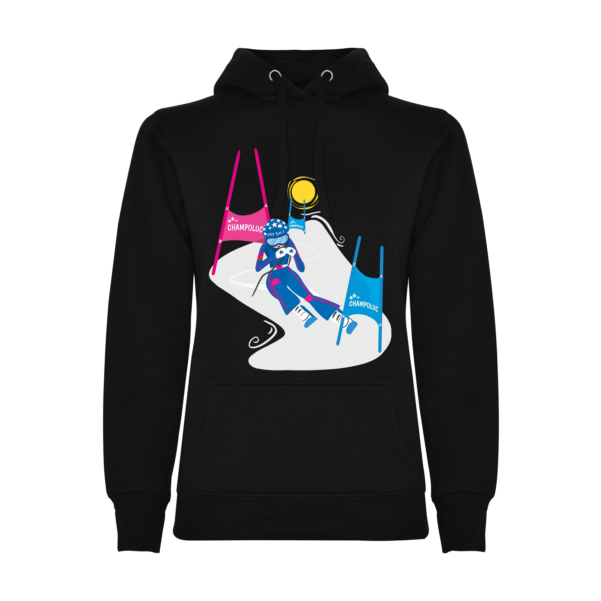 FELPA DONNA GGIRL-024-W-FE NERO