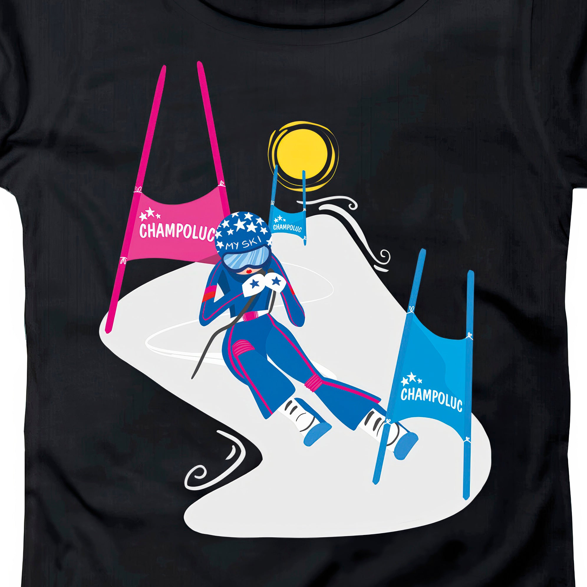 T-SHIRT DONNA GGIRL-024-W NERO