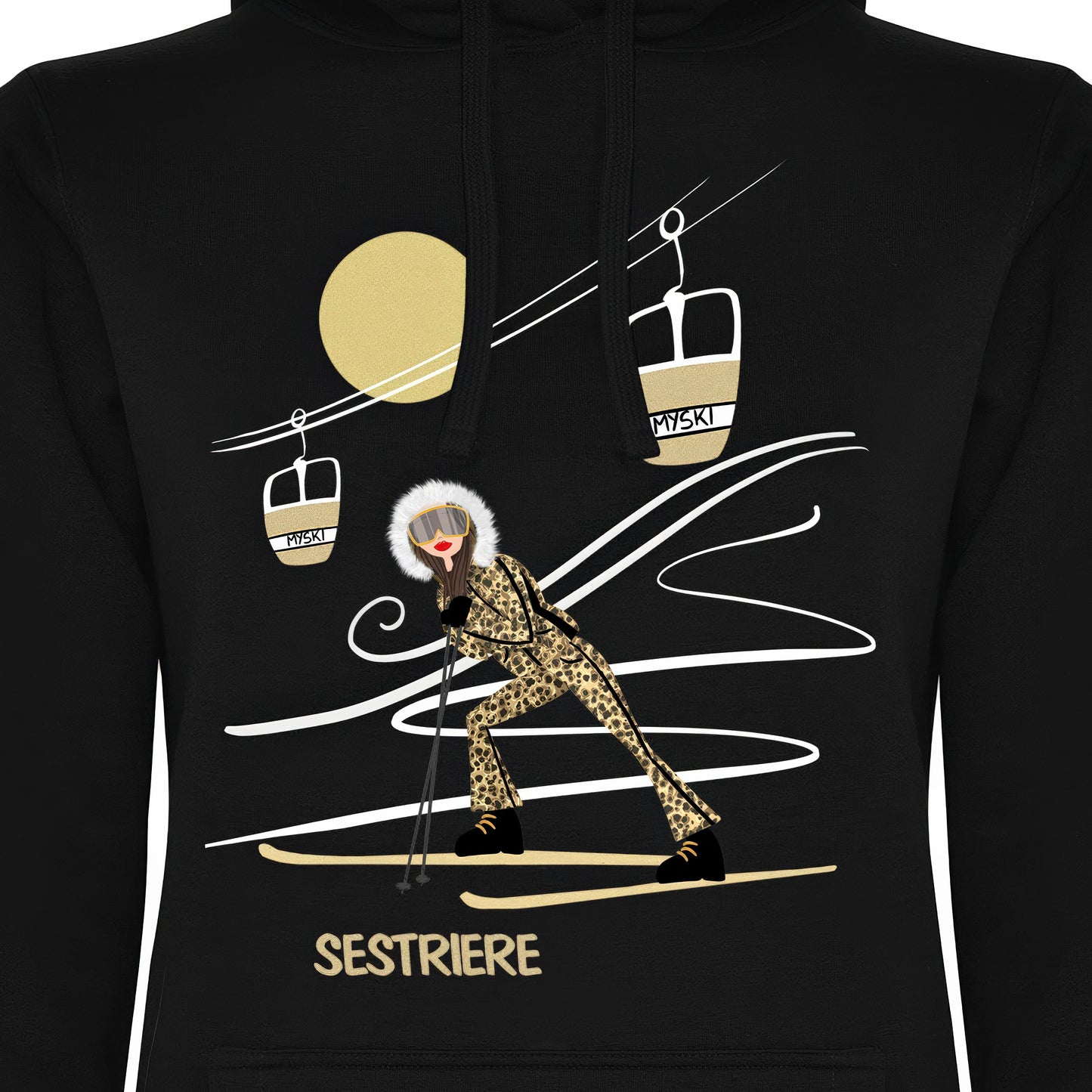 FELPA DONNA GGIRL-026-W-FE NERO