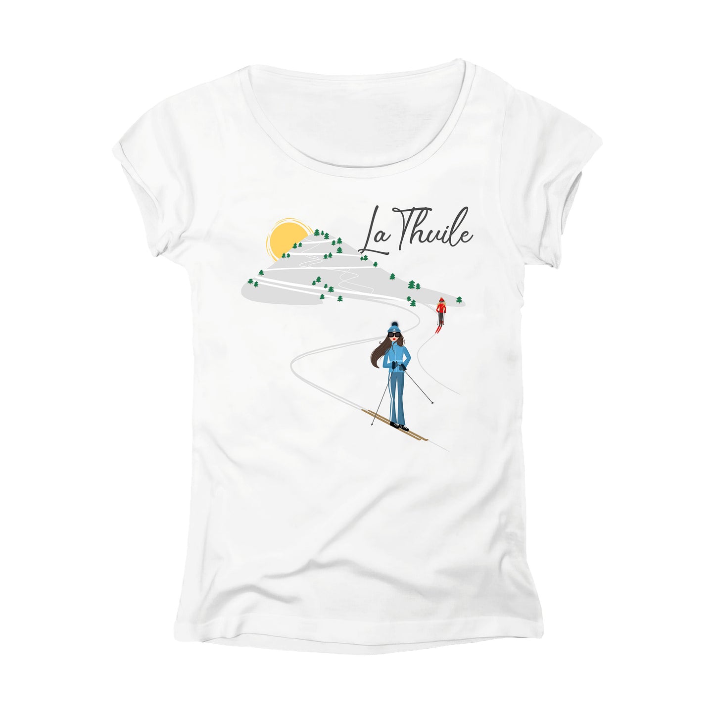 T-SHIRT DONNA GGIRL-028-W BIANCO