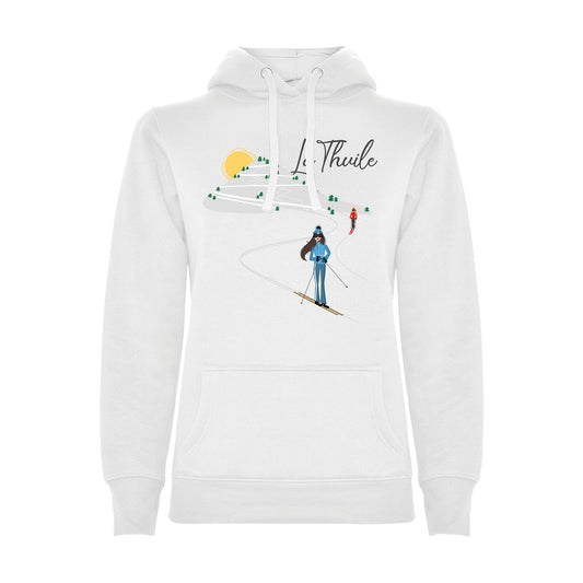 FELPA DONNA GGIRL-028-W-FE BIANCO