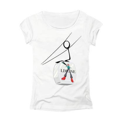 T-SHIRT DONNA GGIRL-030-W BIANCO