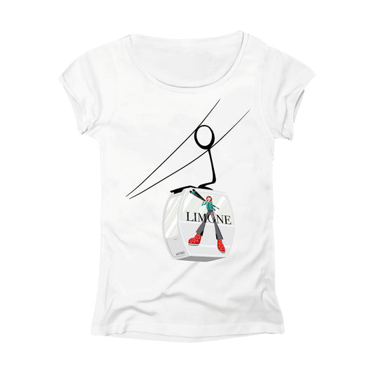 T-SHIRT DONNA GGIRL-030-W BIANCO