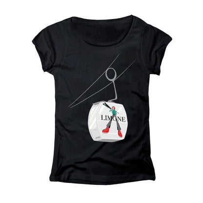 T-SHIRT DONNA GGIRL-031-W NERO