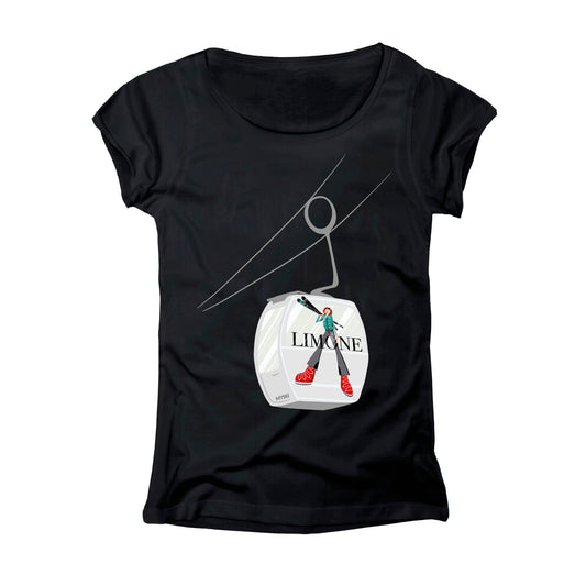 T-SHIRT DONNA GGIRL-031-W NERO