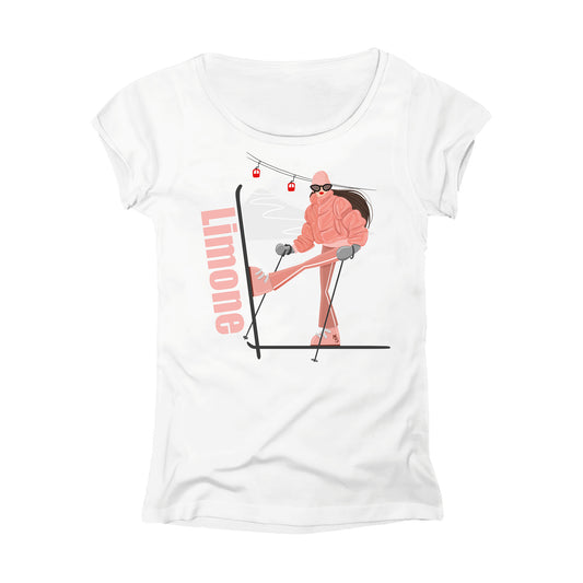 T-SHIRT DONNA GGIRL-032-W BIANCO