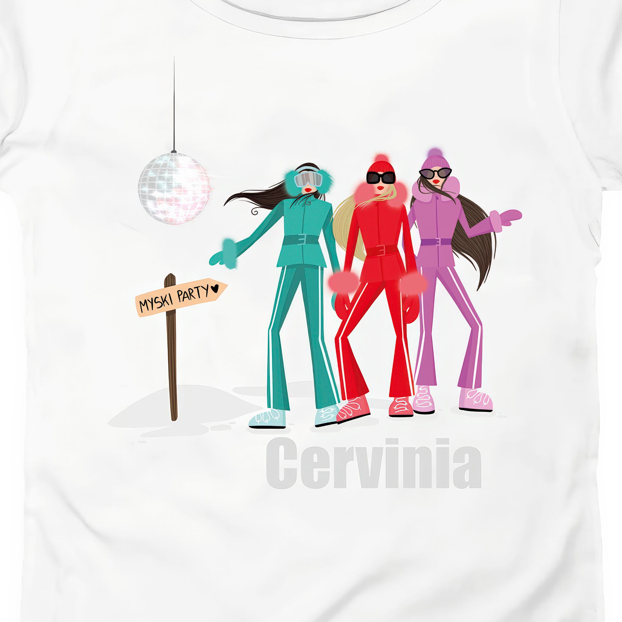 T-SHIRT DONNA GGIRL-033-W BIANCO