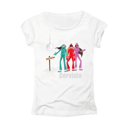 T-SHIRT DONNA GGIRL-033-W BIANCO
