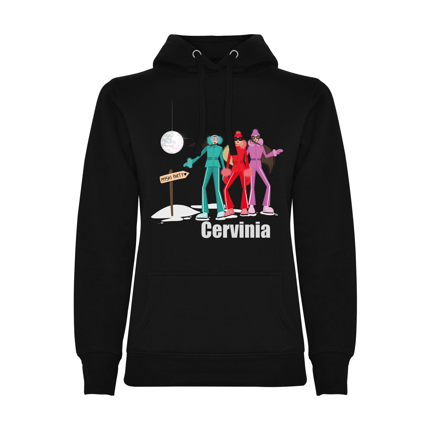 FELPA DONNA GGIRL-033-W-FE NERO