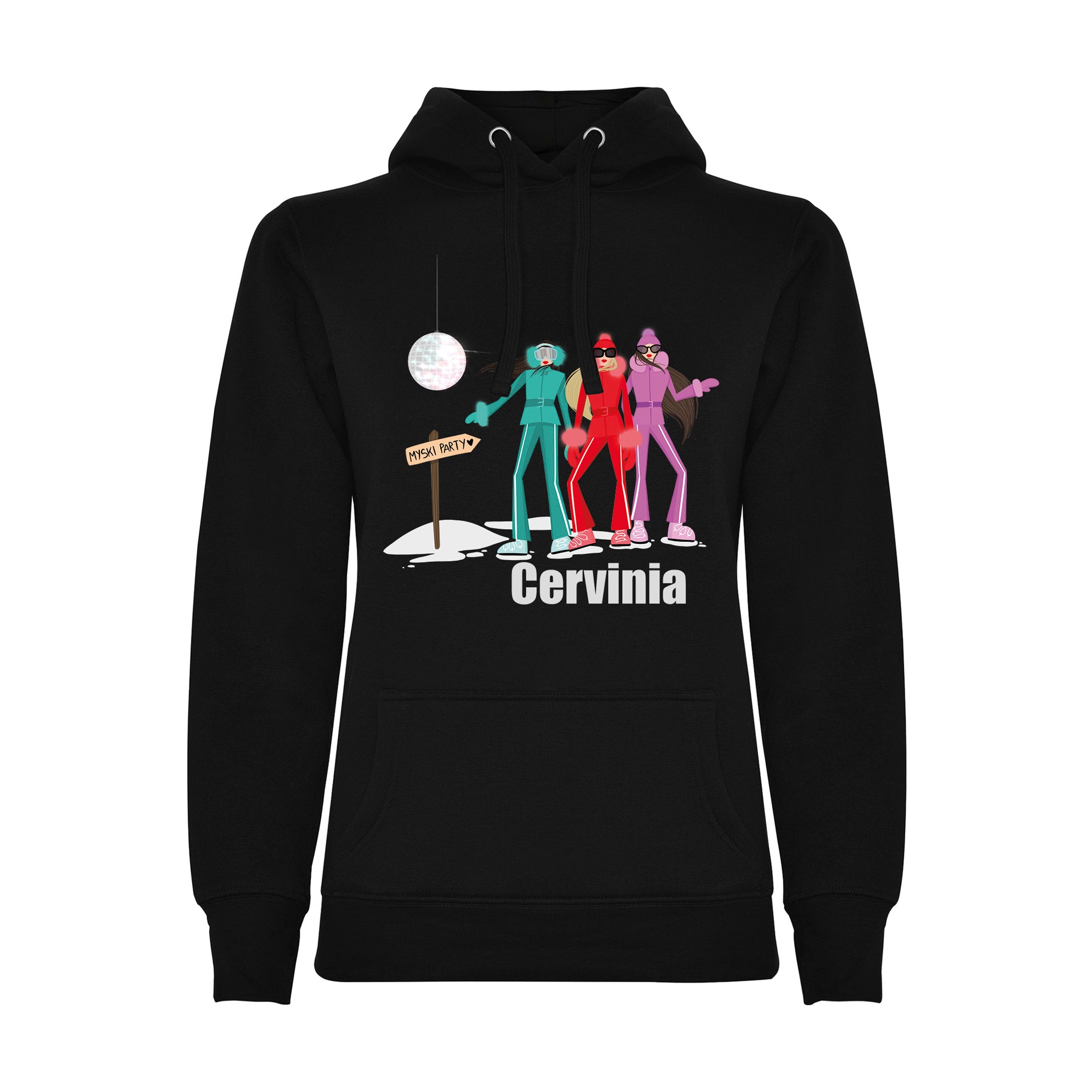 FELPA DONNA GGIRL-033-W-FE NERO