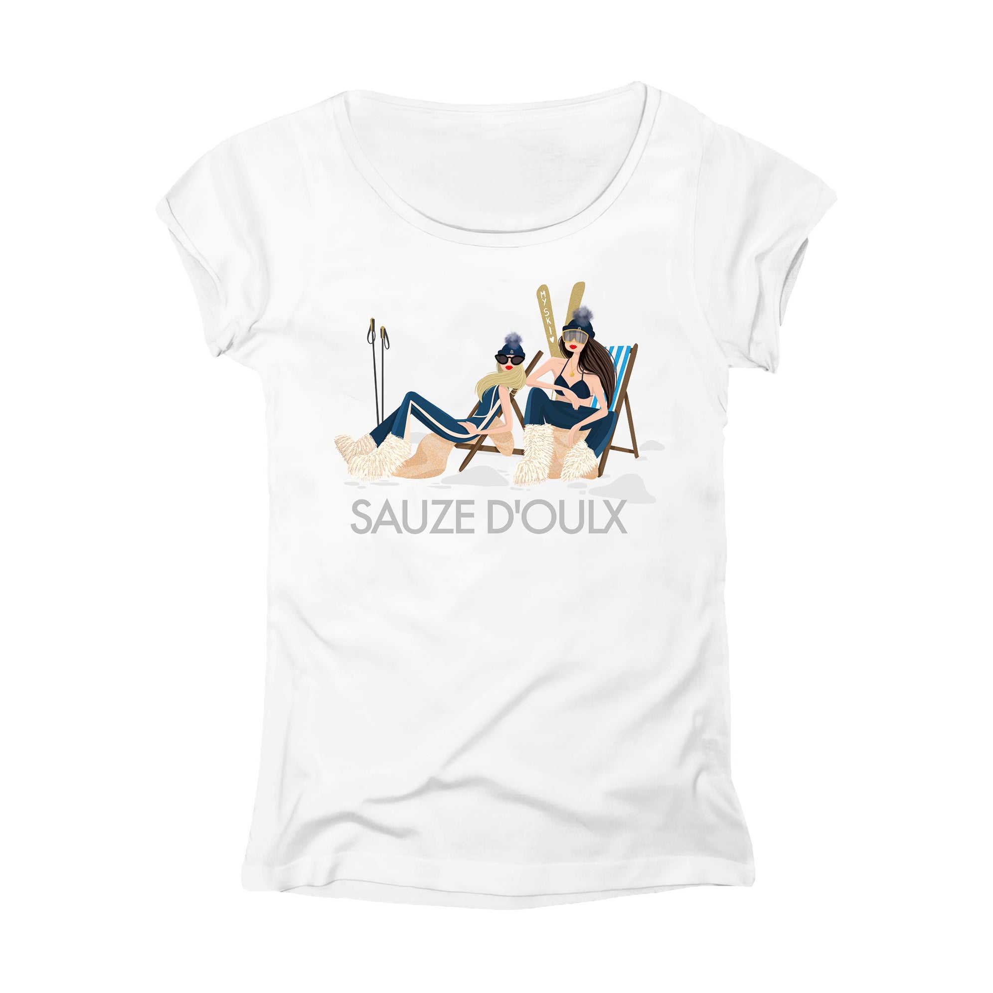 T-SHIRT DONNA GGIRL-034-W BIANCO