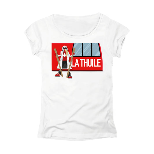 T-SHIRT DONNA GGIRL-035-W BIANCO