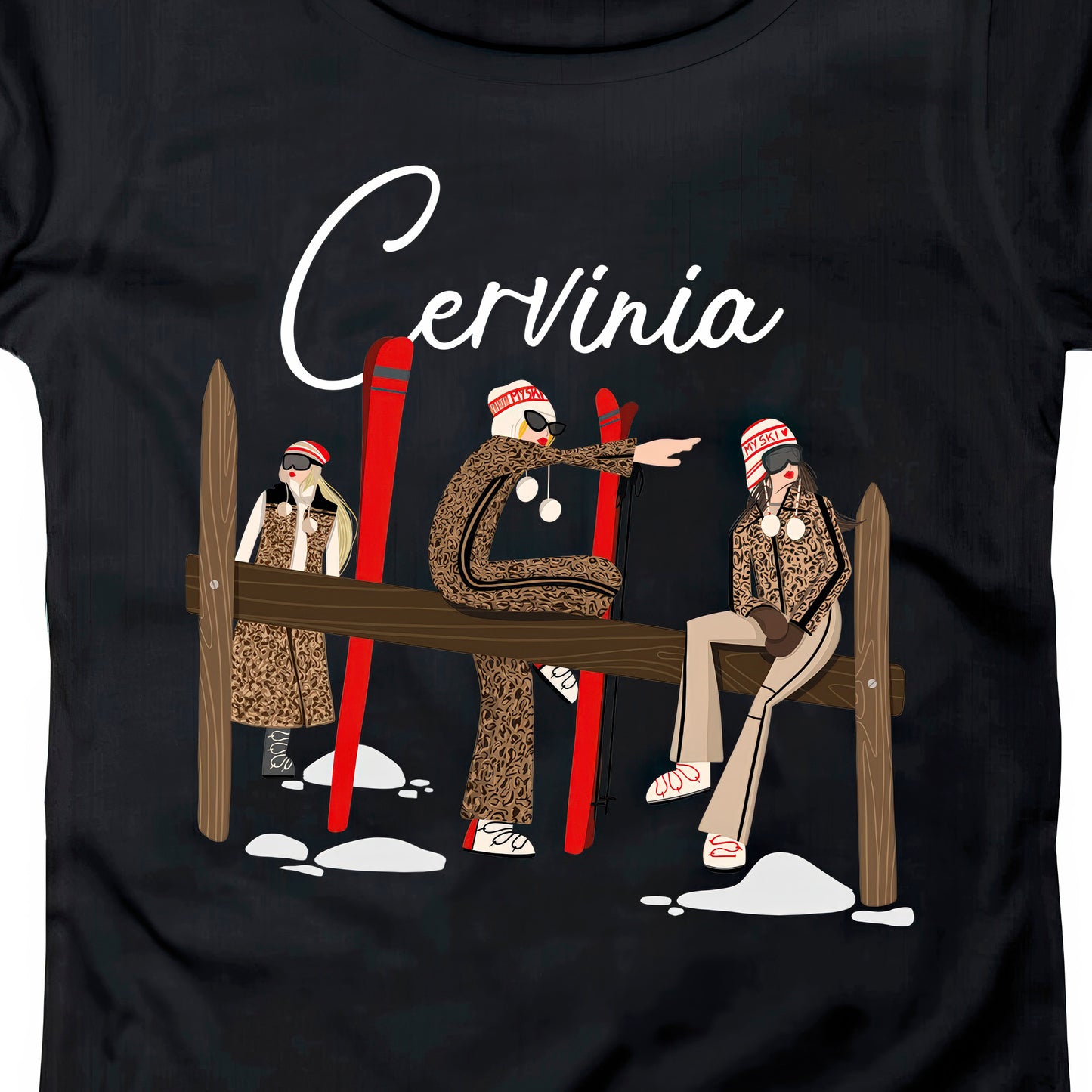 T-SHIRT DONNA GGIRL-038-W NERO