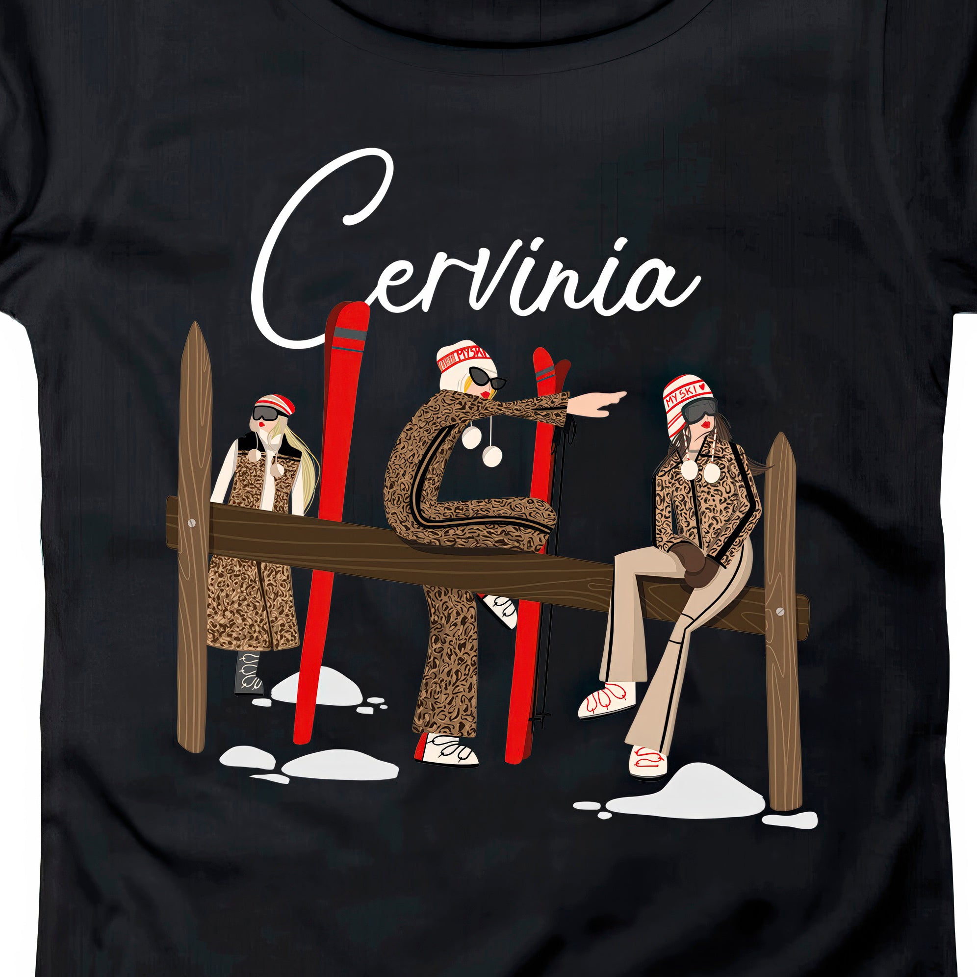 T-SHIRT DONNA GGIRL-038-W NERO