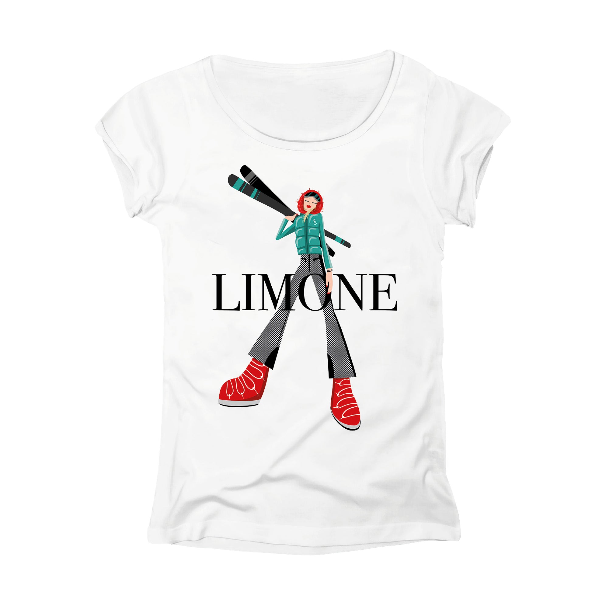 T-SHIRT DONNA GGIRL-039-W BIANCO