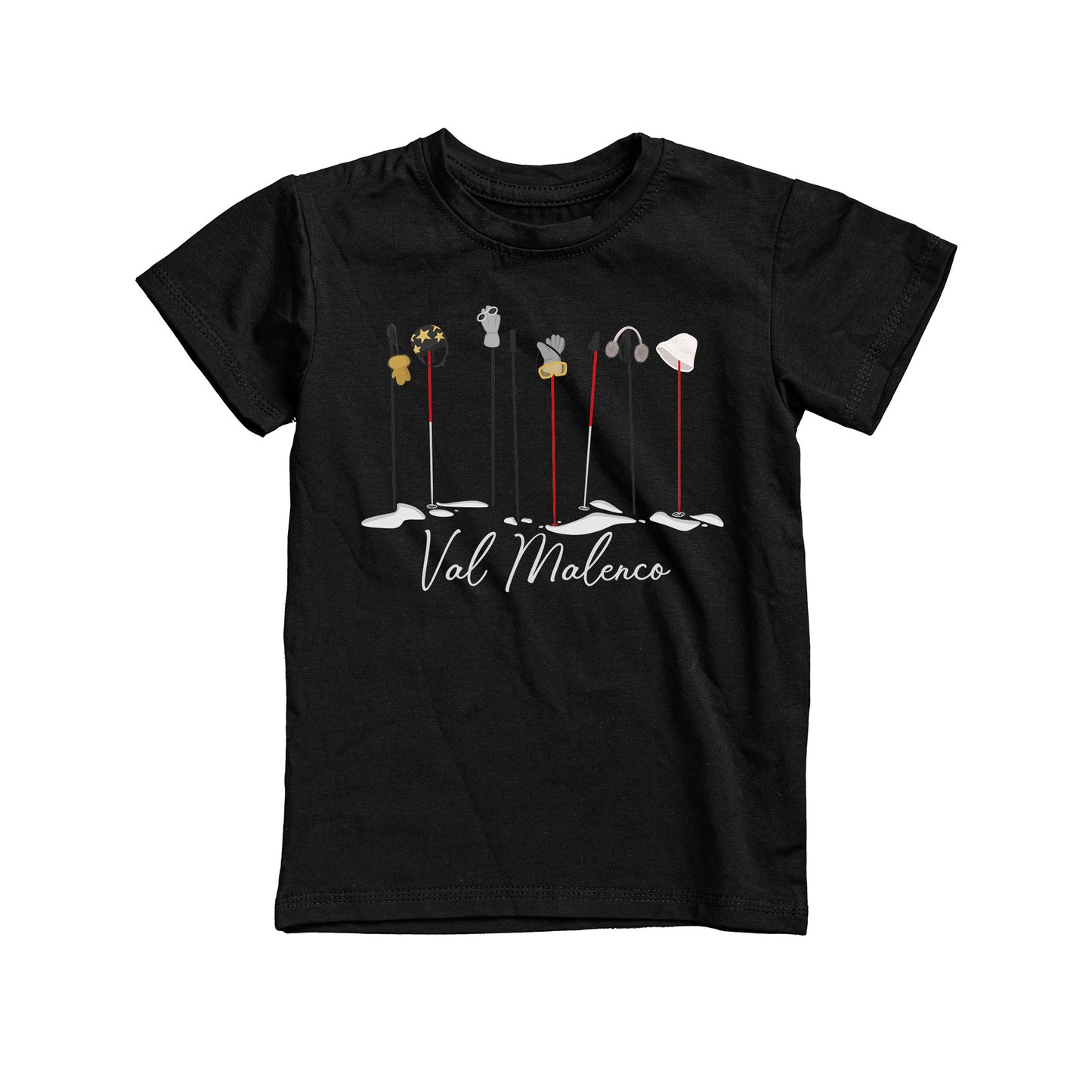 T-SHIRT JUNIOR GGIRL-045-JF NERO