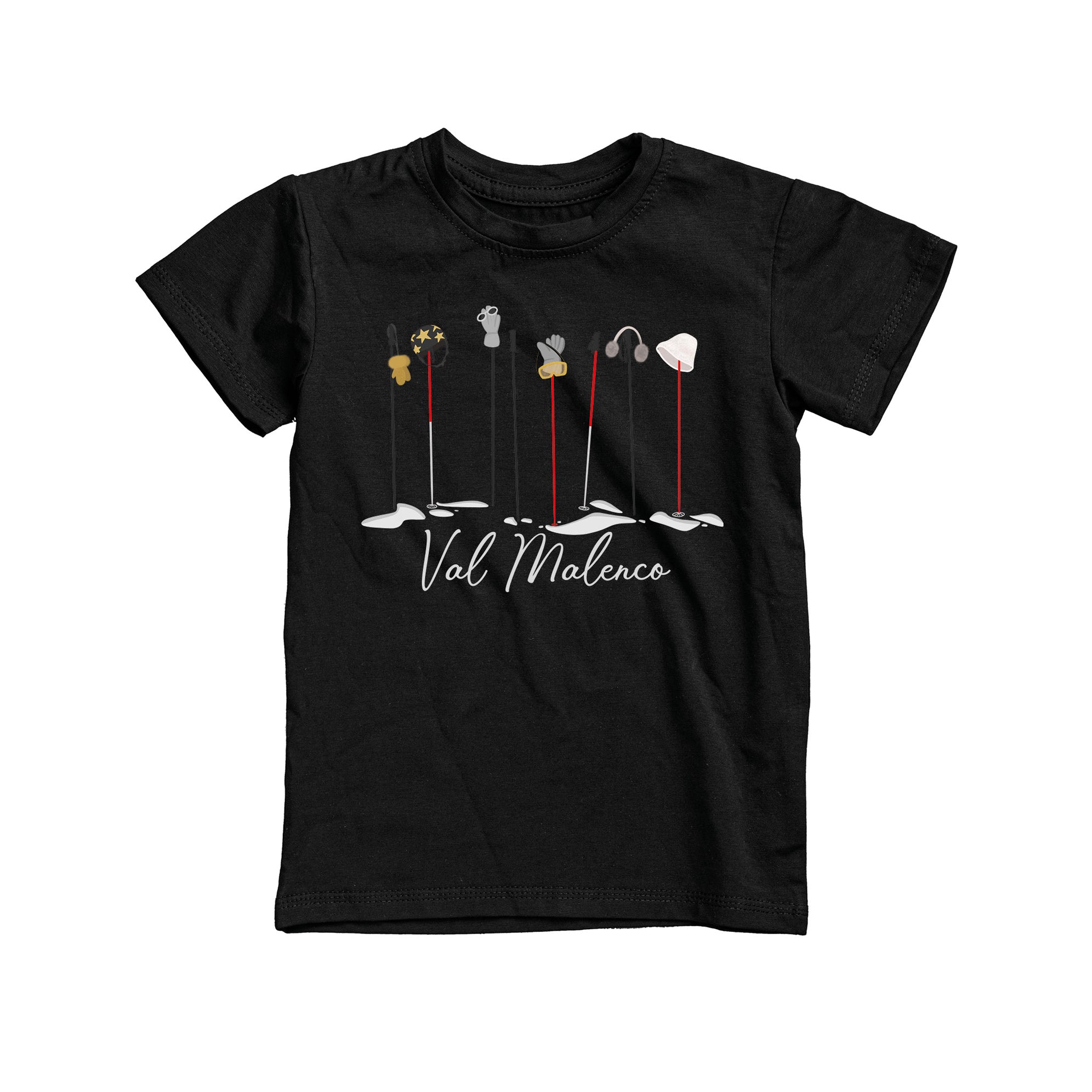 T-SHIRT JUNIOR GGIRL-045-JF NERO