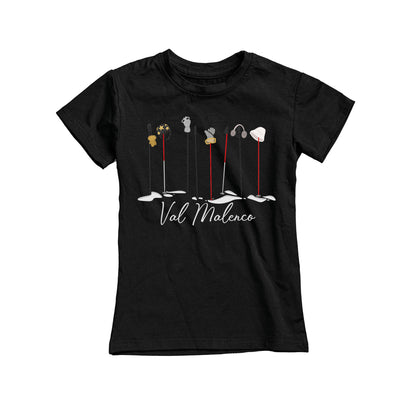 T-SHIRT JUNIOR GGIRL-045-JF NERO