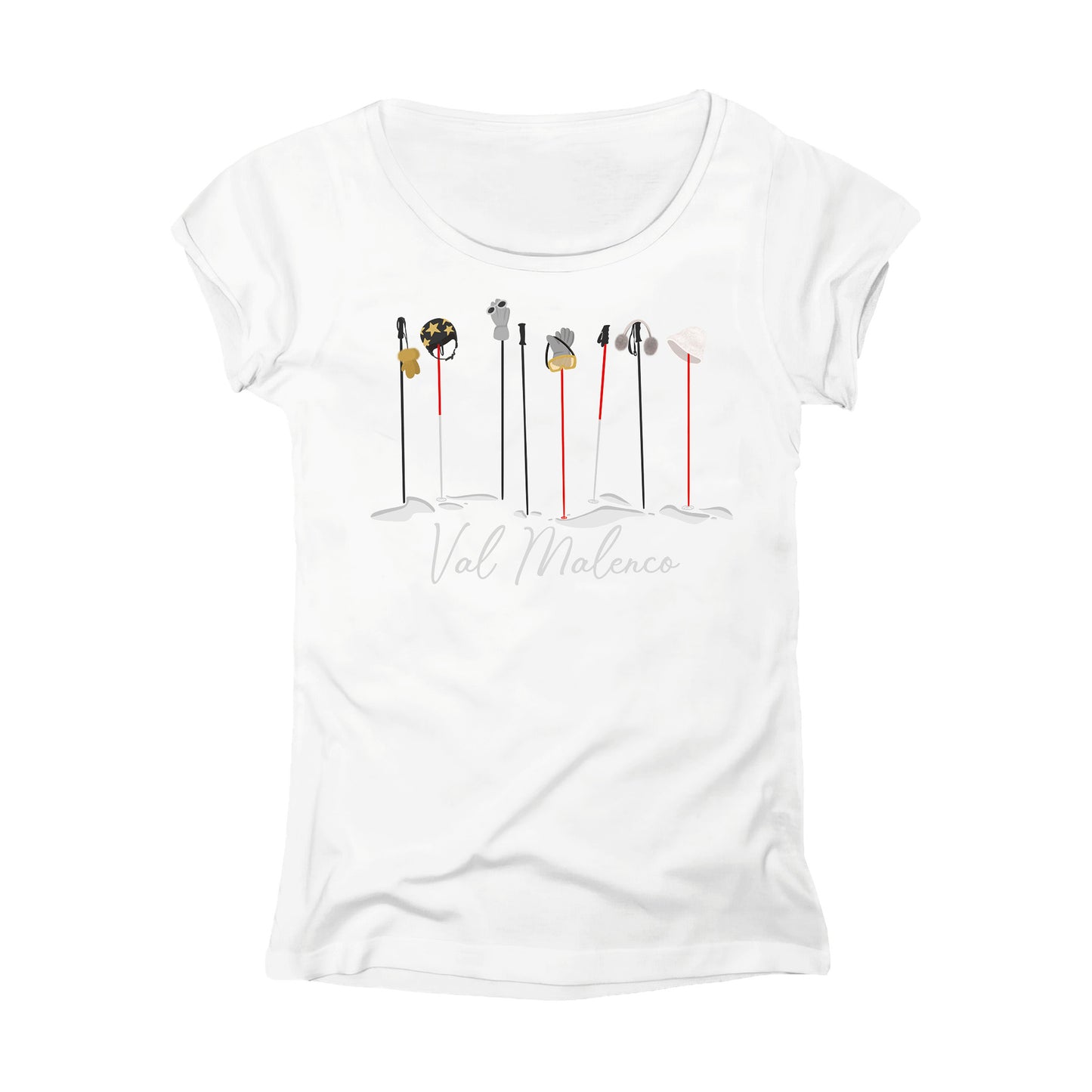 T-SHIRT DONNA GGIRL-045-W BIANCO